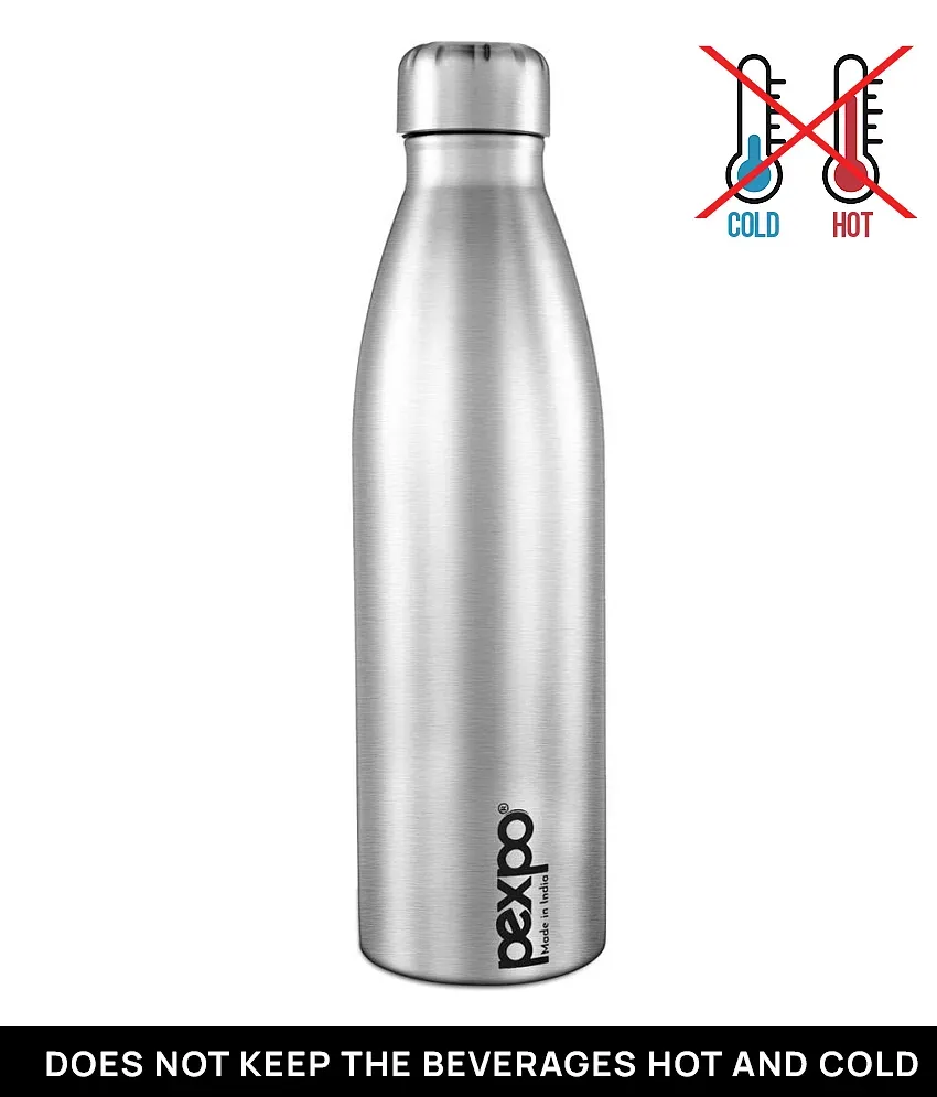 Milton Elate 1000 Stainless Steel Water Bottle, 880 ml, Silver | Leak Proof  | Office Bottle | Gym Bottle | Home | Kitchen | Hiking | Treking Bottle 