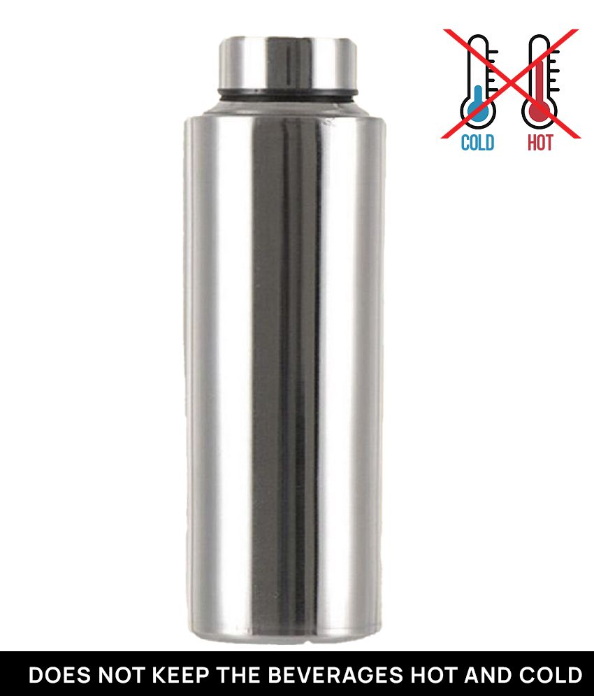     			AKG Stainless Steel Silver 600 mL Steel Water Bottle set of 1