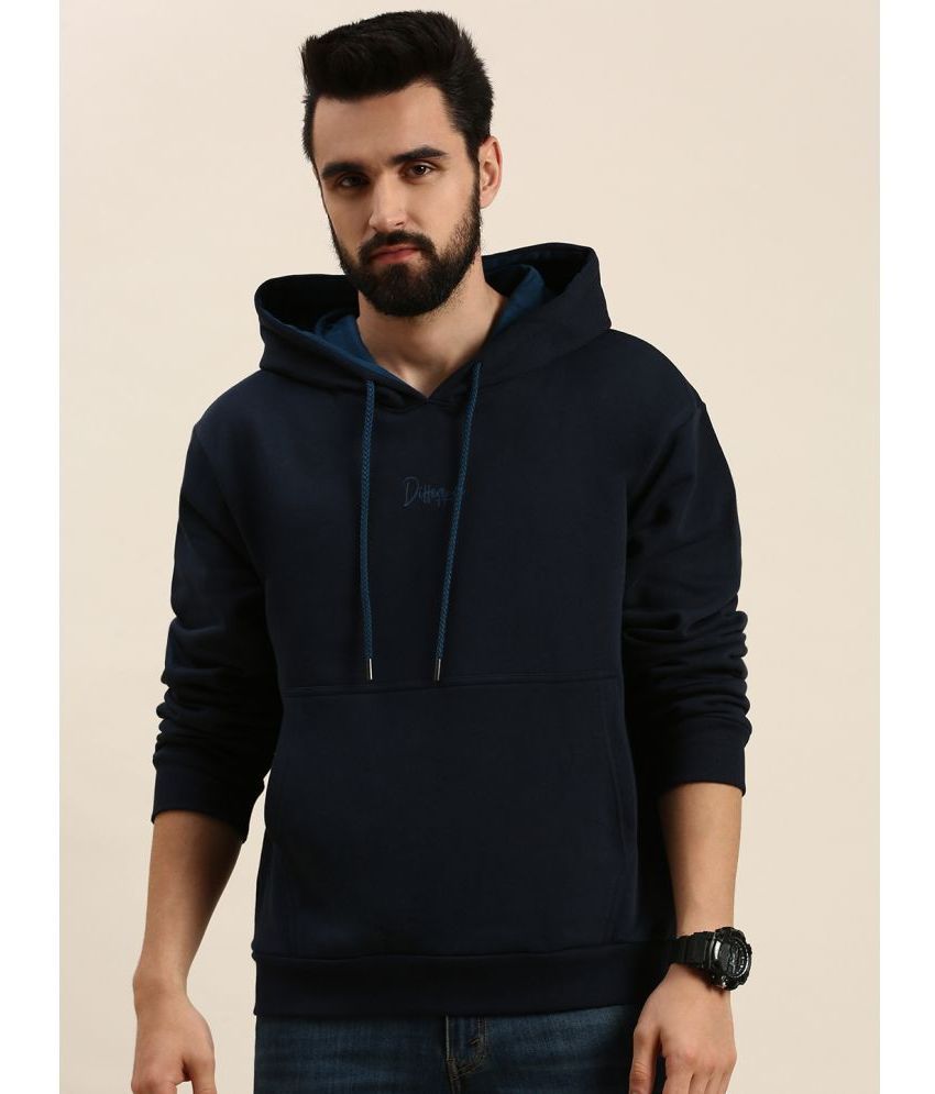     			Difference of Opinion - Navy Fleece Oversized Fit Men's Sweatshirt ( Pack of 1 )