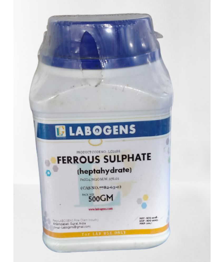     			FERROUS SULPHATE (heptahydrate) 500gm