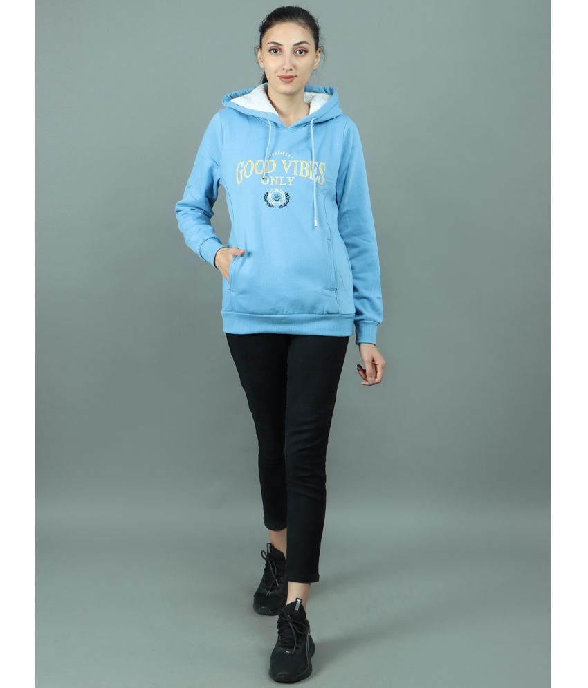     			NEXGEN CLUB Fleece Blue Hooded Sweatshirt