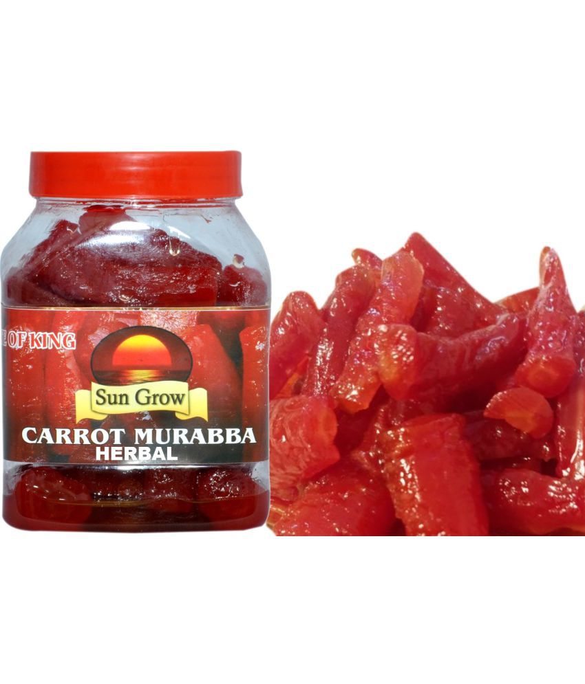     			Sun Grow HERBAL Home Made, Hand Made Organic Carrot Murabba, Palm Good for Blood Circulation Pickle 1 kg