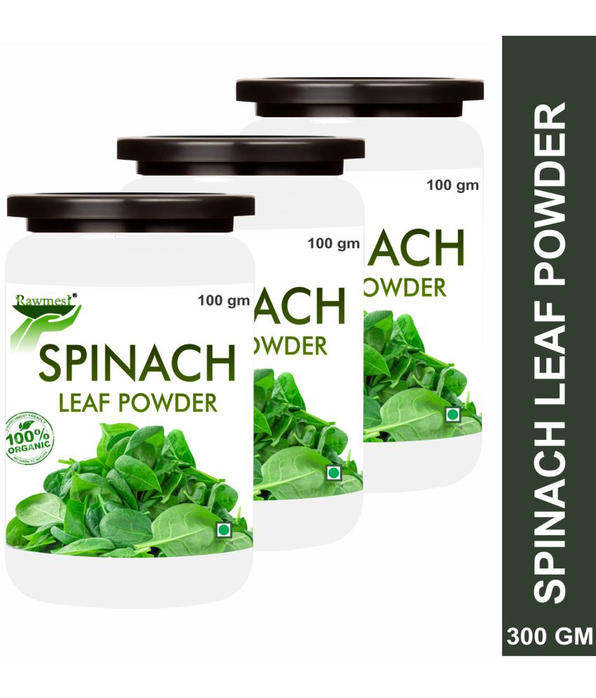     			rawmest Spinach/Palak Dehydrated Leaf For Skin Powder 300 gm Pack of 3
