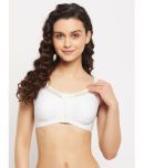 Clovia - White Cotton Lightly Padded Women's Everyday Bra ( Pack of 1 )