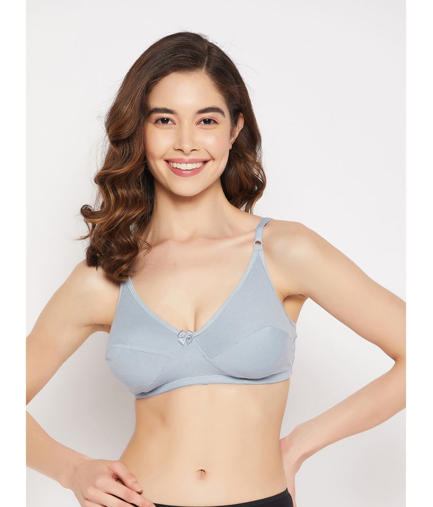     			Clovia Cotton Non Padded Women's Everyday Bra ( Blue )