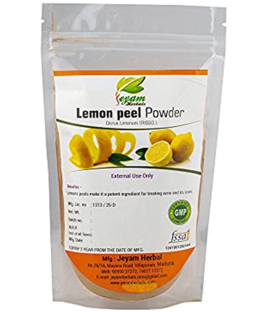     			Jeyam Herbals Lemon Peel Powder 100 gm Pack Of 1