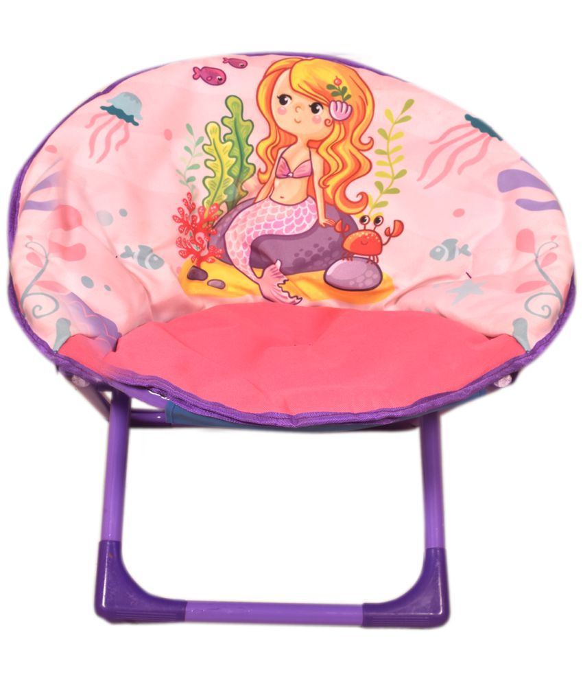     			BURDEN FREE Moon Chair for Kids | Foldable for Easy Transport and Storage for Kids Aged 3 and Up| 52 x 38 x 51 Centimeters9403 (MC Mermaid)