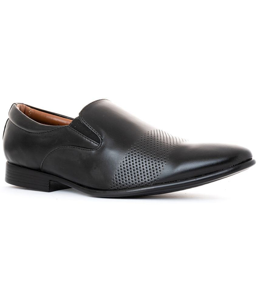     			Khadim's - Black Men's Slip On Formal Shoes