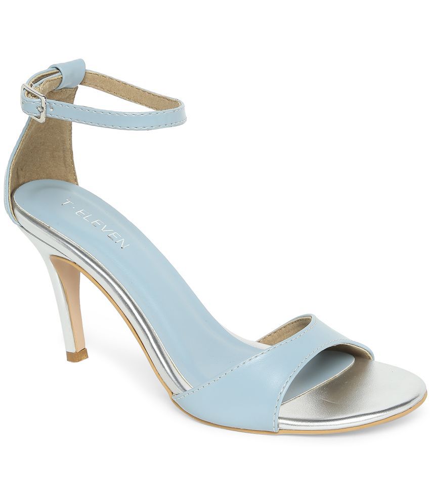     			T.ELEVEN - Blue Women's Sandal Heels