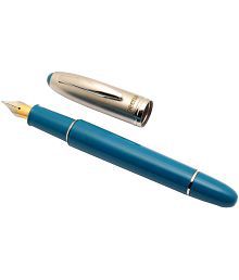 Srpc Beena Magic Teal Blue Retractable Fountain Pens With Cartridge