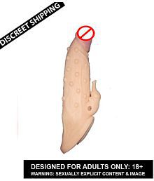 KING SIZE JUMBO 9 Inch Penis Extender Dragons Reusable Washable Silicone Sleeve