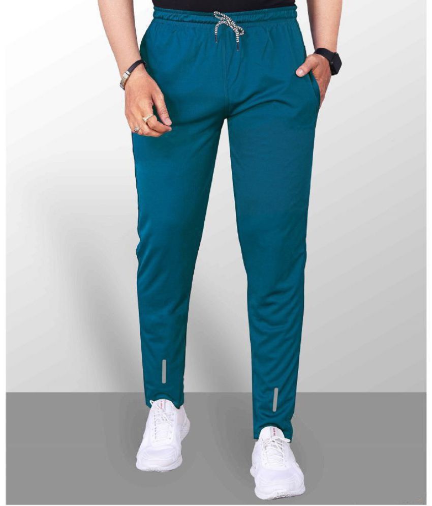     			Gazal Fashions - Turquoise Polyester Men's Trackpants ( Pack of 1 )