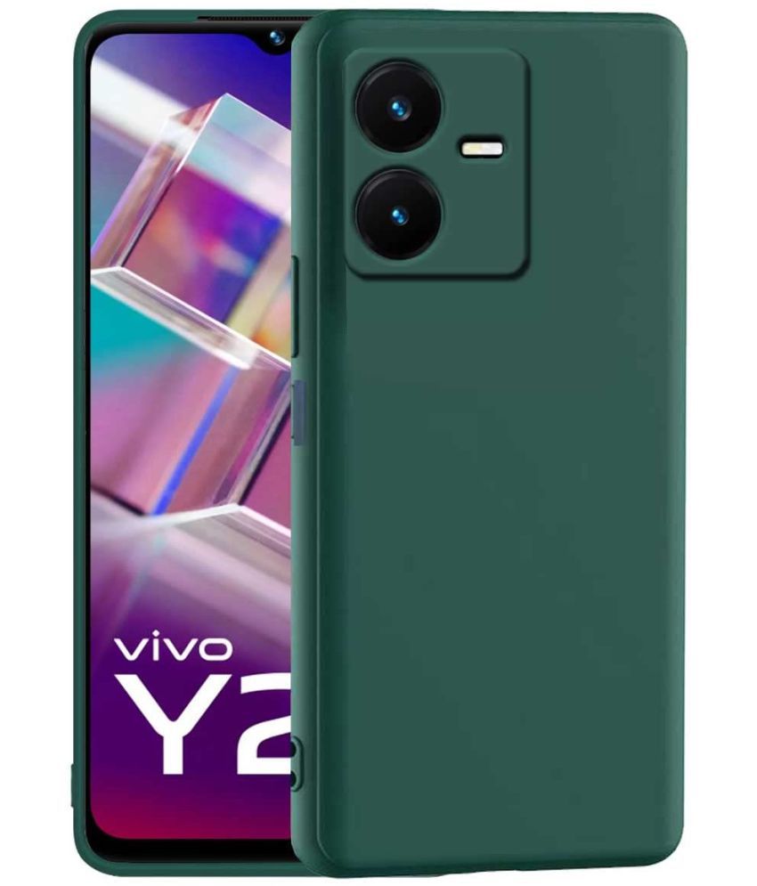     			JMA - Green Rubber Hybrid Covers Compatible For Vivo Y22 ( Pack of 1 )