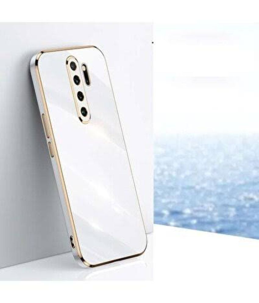     			Kosher Traders - White Silicon Plain Cases Compatible For Xiaomi Redmi Note 8 Pro ( Pack of 1 )