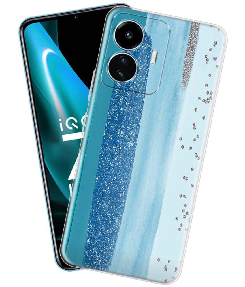     			NBOX - Multicolor Silicon Printed Back Cover Compatible For iQOO Z6 Lite 5G ( Pack of 1 )