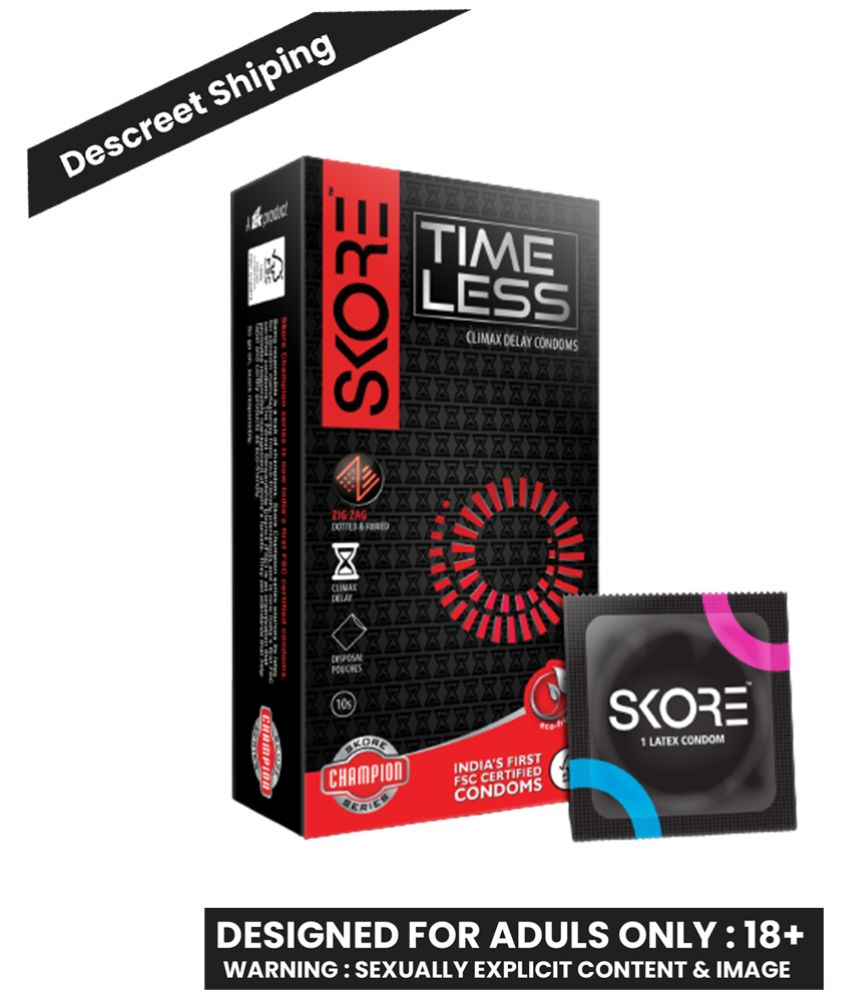 Skore Timeless Climax Delay Condoms 10 Pieces, Pack of 3 Buy Skore