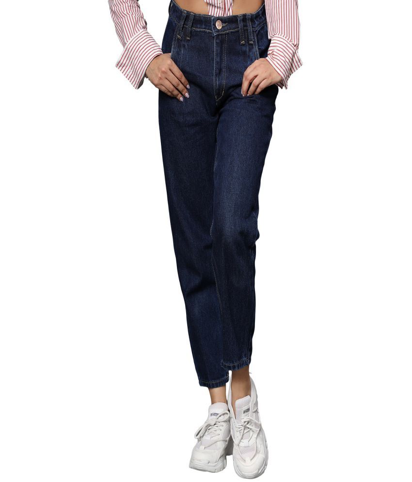     			AngelFab - Blue Denim Jogger Women's Jeans ( Pack of 1 )