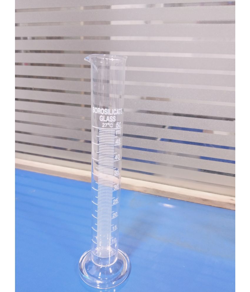     			MEASURING CYLINDER BOROSILICATE GLASS 50ML
