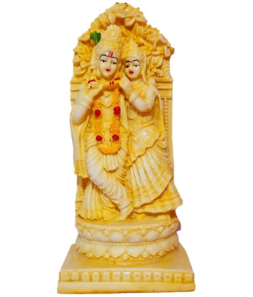     			NINE 11 CRAFT - Polyresin Radha Krishna Idol ( 25 cm )