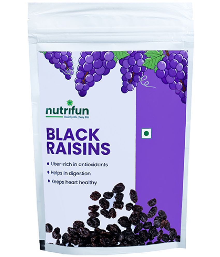 Nutrifun Black Raisins 200 g Buy Nutrifun Black Raisins 200 g at Best