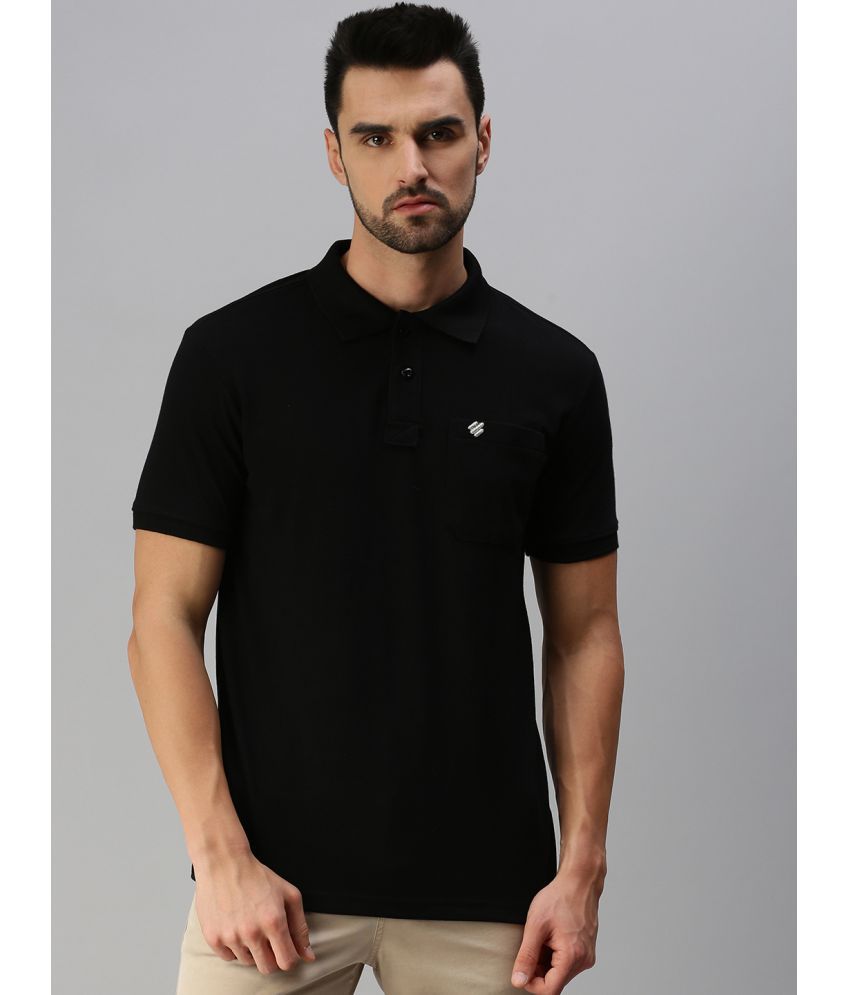     			ONN - Black Cotton Blend Regular Fit Men's Polo T Shirt ( Pack of 1 )