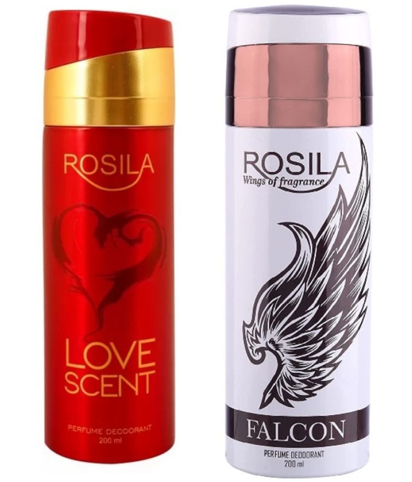     			ROSILA - 1 LOVE SCENT 1 FALCON DEODORANT Deodorant Spray for Women,Men 500 ml ( Pack of 2 )