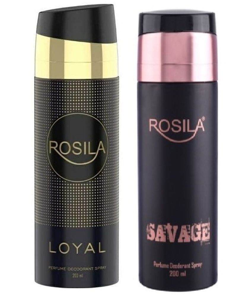     			ROSILA - 1 LOYAL1SAVAGE DEODORANT, Deodorant Spray for Unisex 500 ml ( Pack of 2 )