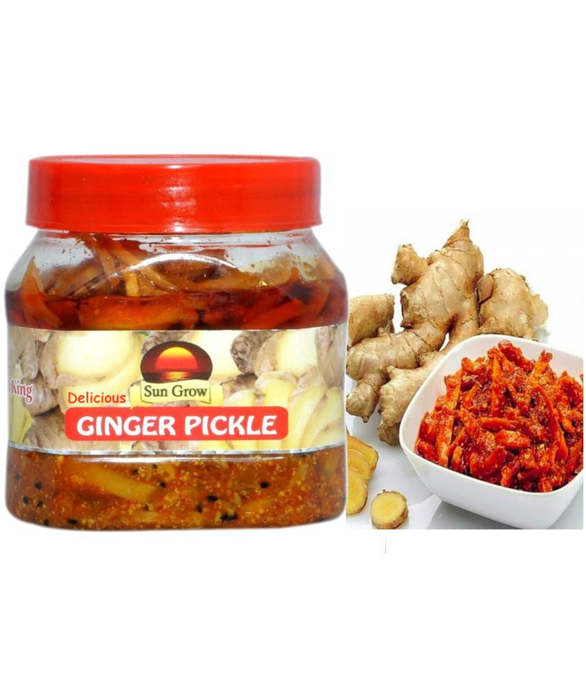     			Sun Grow Chatpata Masalo Se Bana Maa Ka Hath Ka / Mother Made Organic Punjabi Ginger Pickle Pickle 500 g