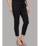 Yash Gallery - Black Lycra Regular Women's Casual Pants ( Pack of 1 )