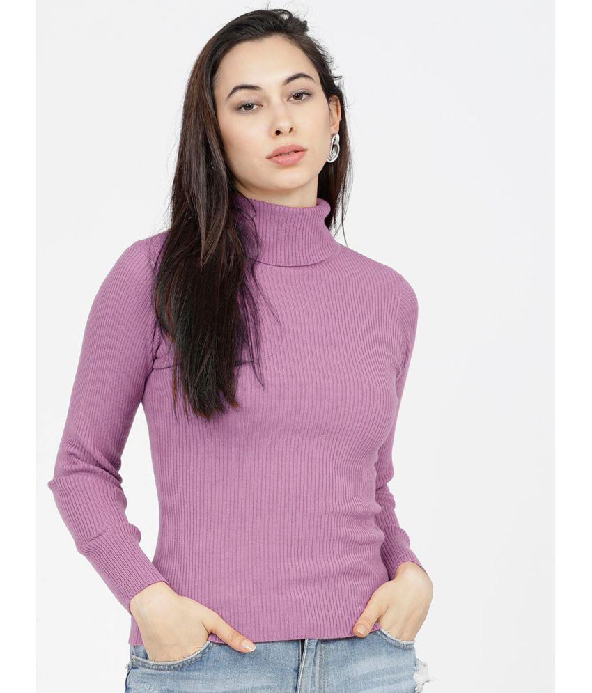     			HARBOR N BAY Acrylic Purple Pullovers - Single