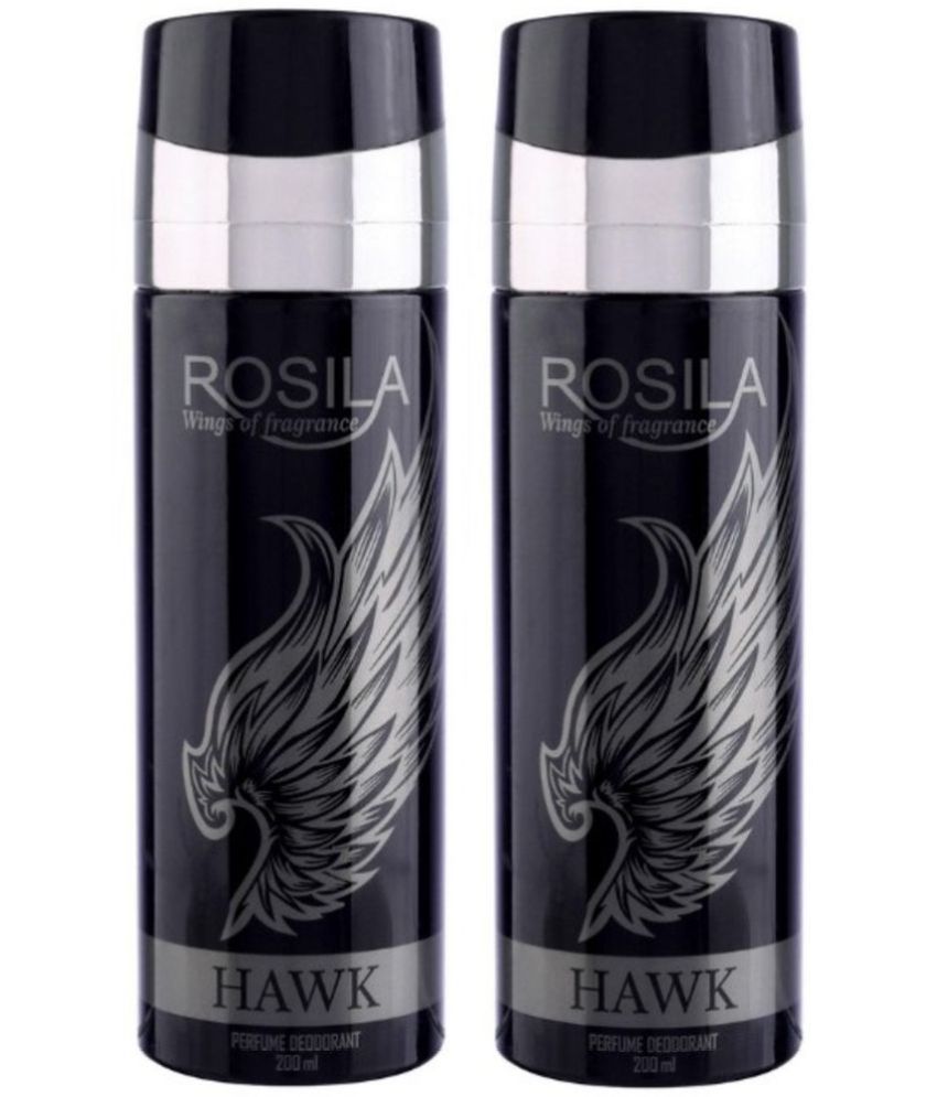     			ROSILA - 2 WINGS DEODORANT, 200ML EACH Deodorant Spray for Men,Women 400 ml ( Pack of 2 )