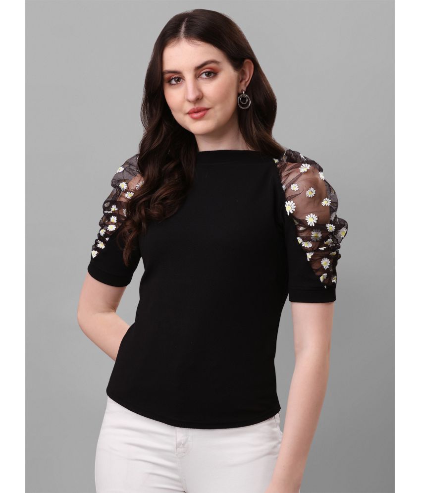     			Sheetal associates - Black Polyester Women's Regular Top ( Pack of 1 )