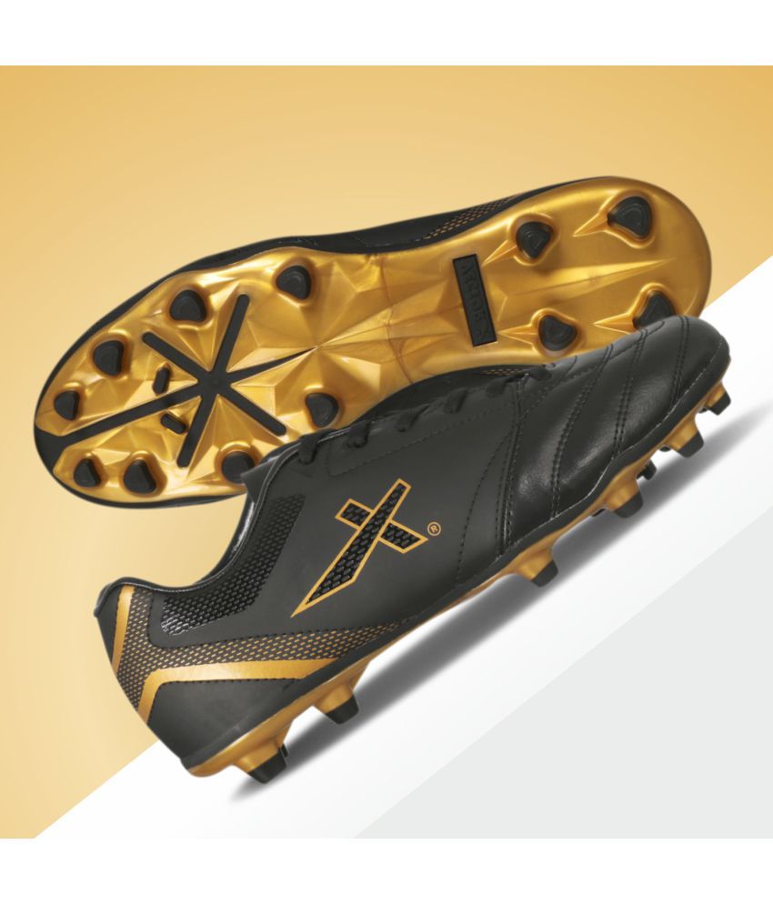     			Vector X BLAZE 2.0 Black Gold Football Shoes