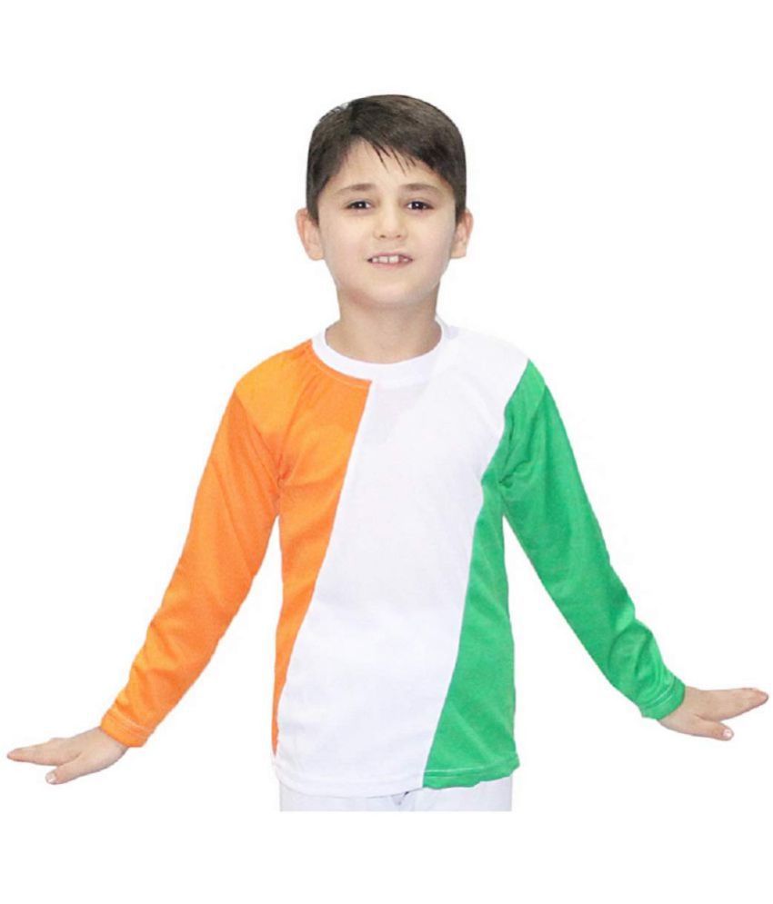    			Kaku Fancy Dresses India T-Shirt For Independence Day Republic Day Costume - 14-17 Years for Boys & Girls