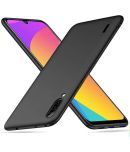 Spectacular Ace - Black Silicon Plain Cases Compatible For Xiaomi Mi A3 ( Pack of 1 )