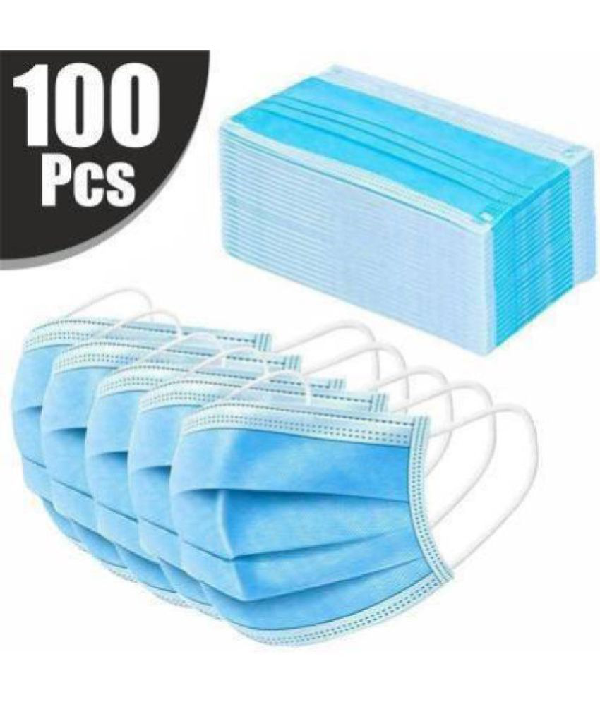     			Dr. Select Anti-Polution 100 pcs 3 ply disposable Surgical Mask With Melt Blown Fabric Layer