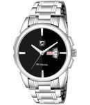 Om Collection - Silver Stainless Steel Analog Men's Watch