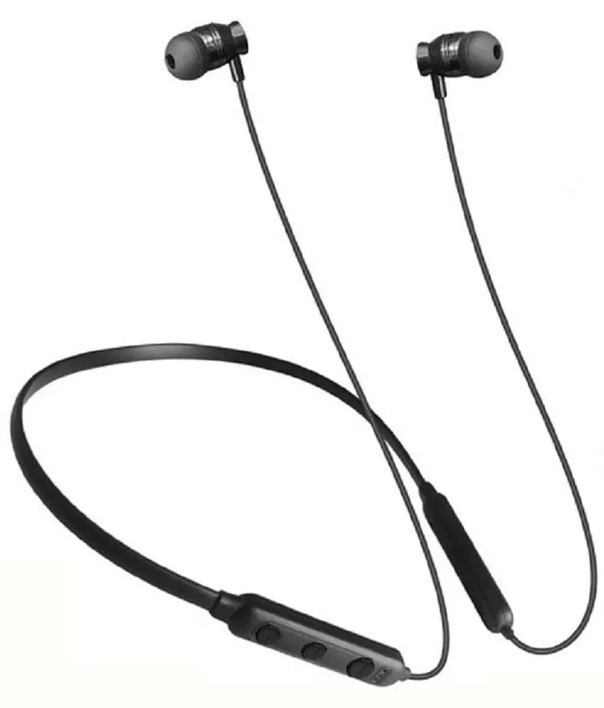 Buy hitage NBT 9315 BT Neckband On Ear Headset with Mic Black