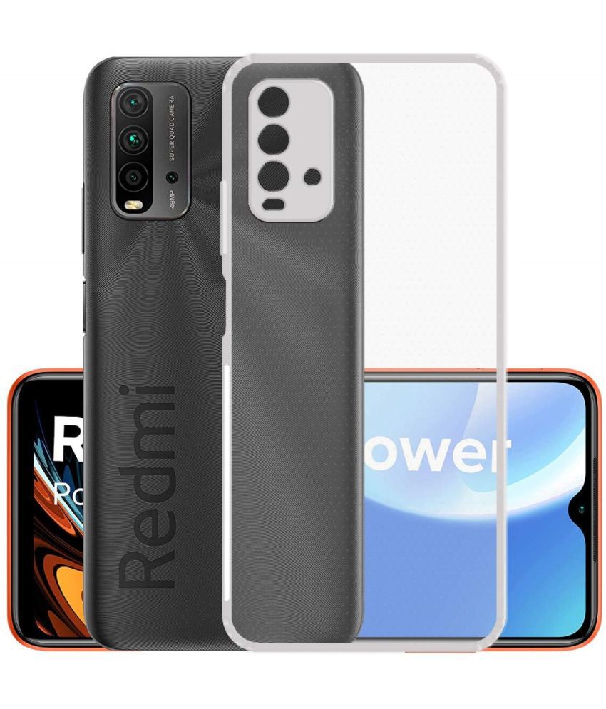     			Case Vault Covers - Transparent Silicon Silicon Soft cases Compatible For Xiaomi Redmi 9 Power ( Pack of 1 )