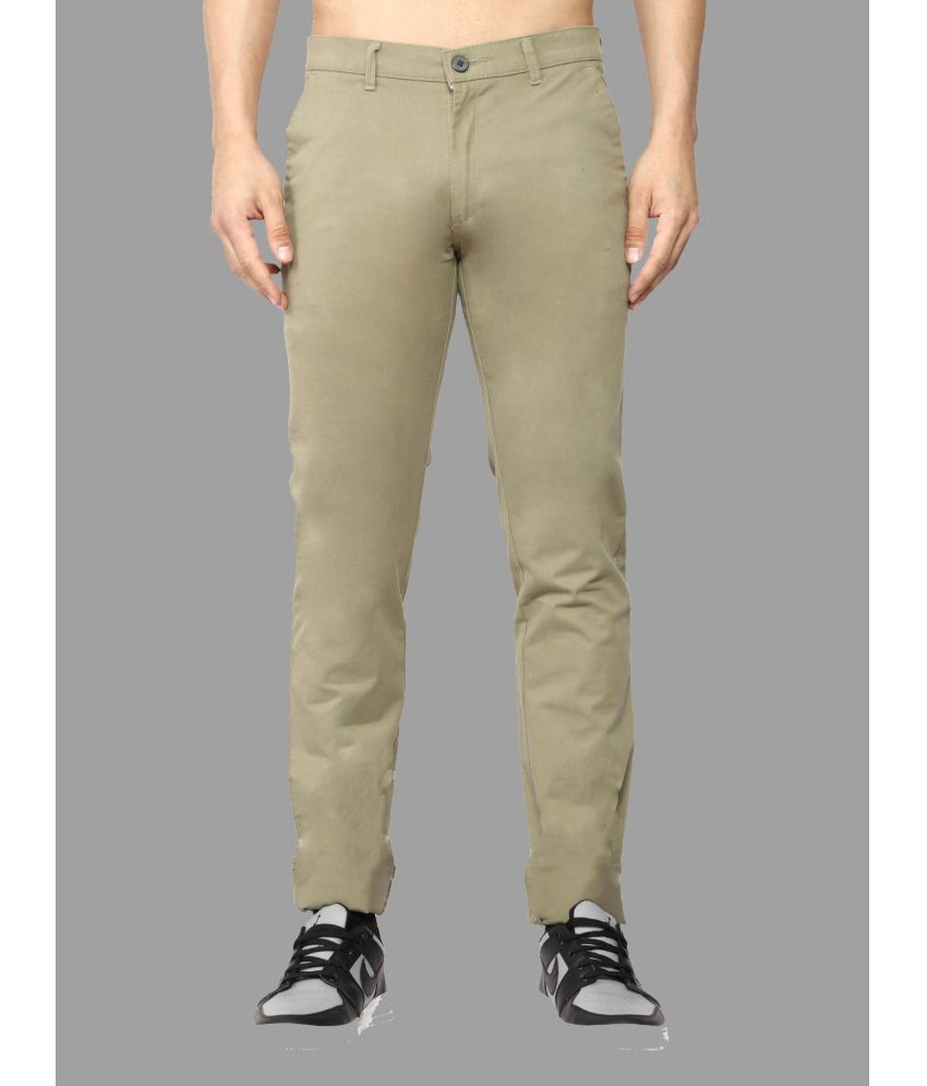     			JB JUST BLACK Light Green Regular Chinos ( Pack of 1 )