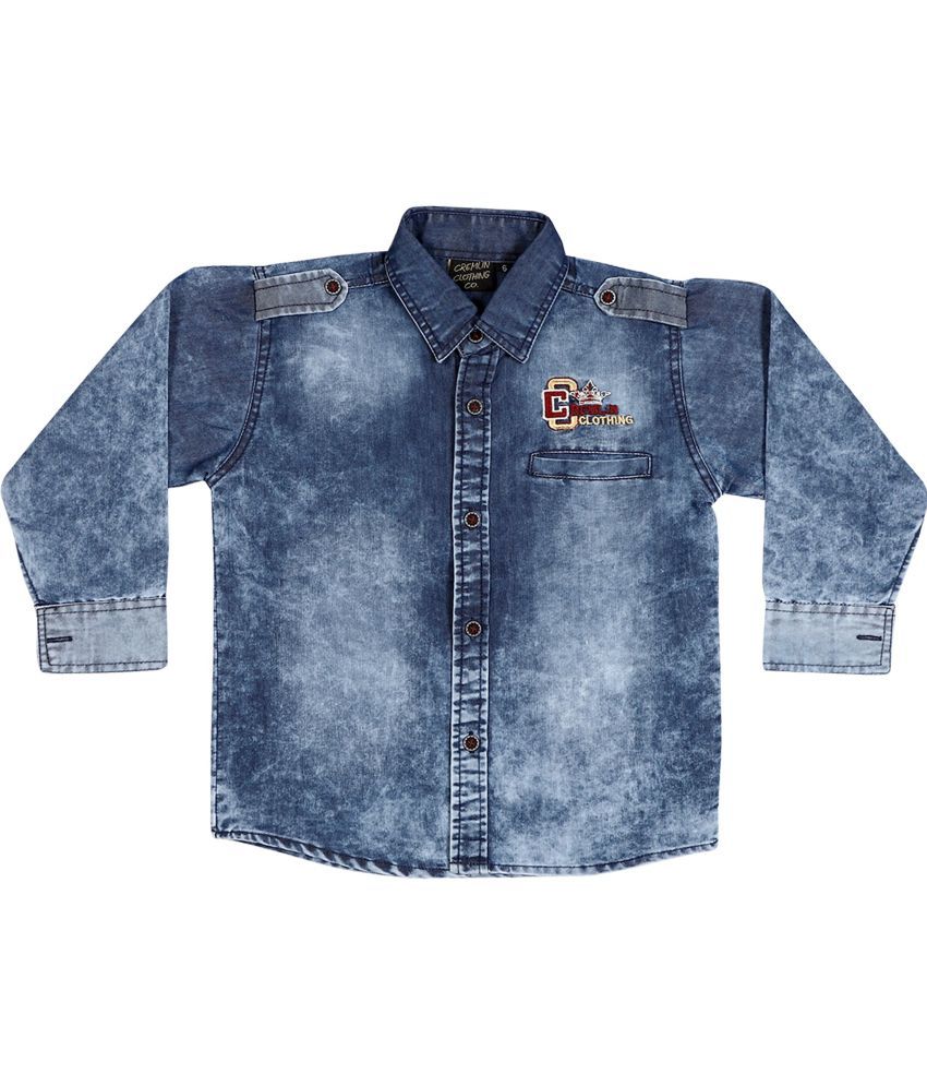     			Kids Denim Full sleeves Shirt