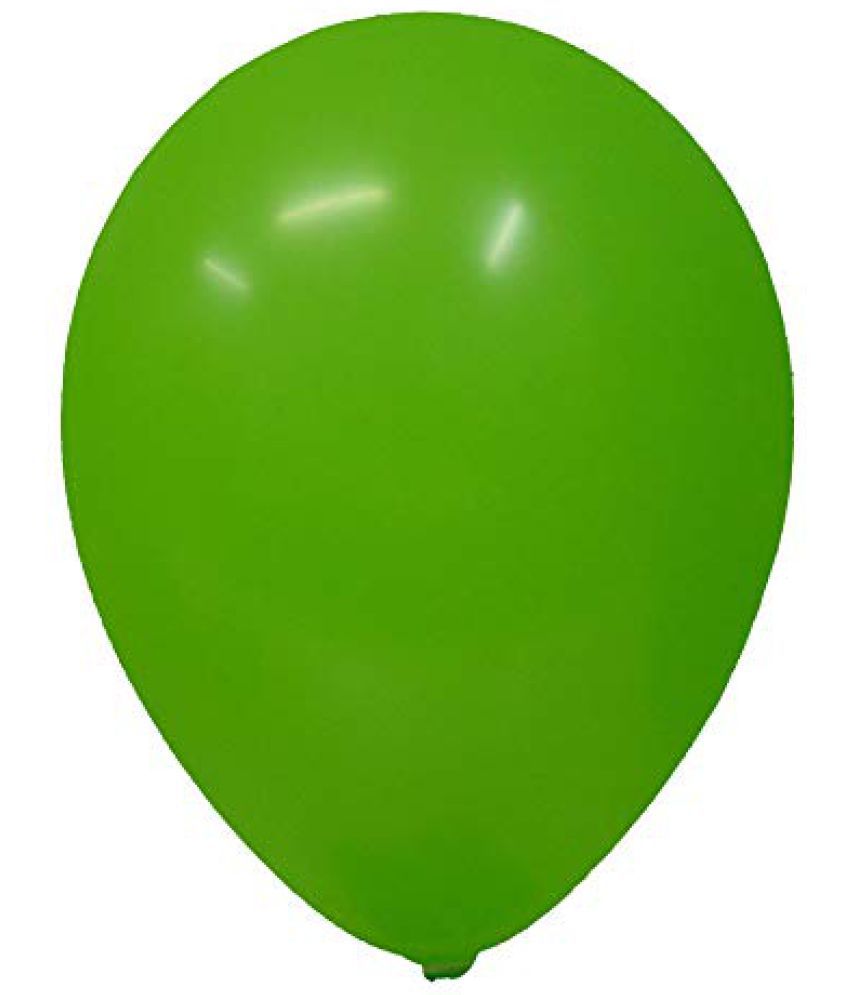     			Lalantopparties Colour balloon plain solid Finish Balloon For Birthday, Anniversary, Welcome Baby, Weddings, Engagement, Party Celebrations, Theme Party, Valentine, Green (Pack Of 25)