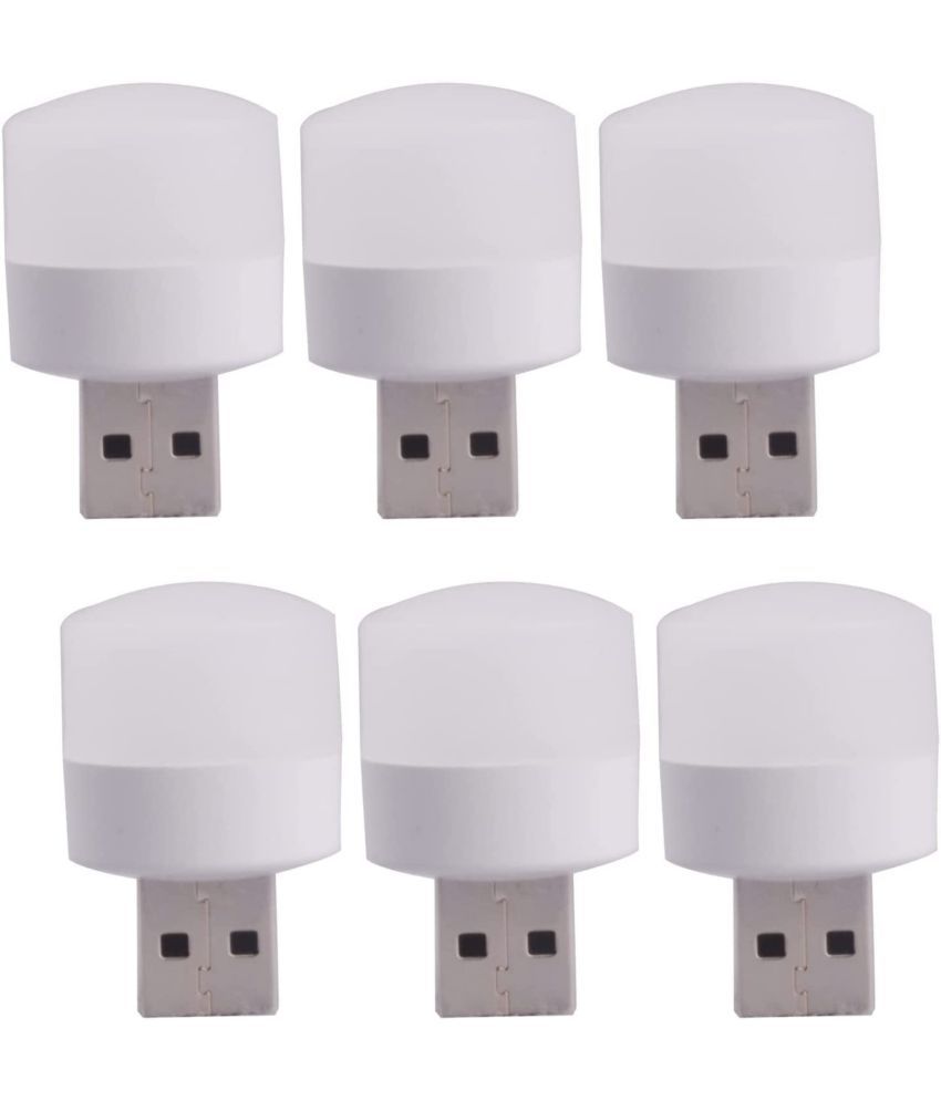     			MR ONLINE STORE - Off White Night Lamp ( Pack of 6 )