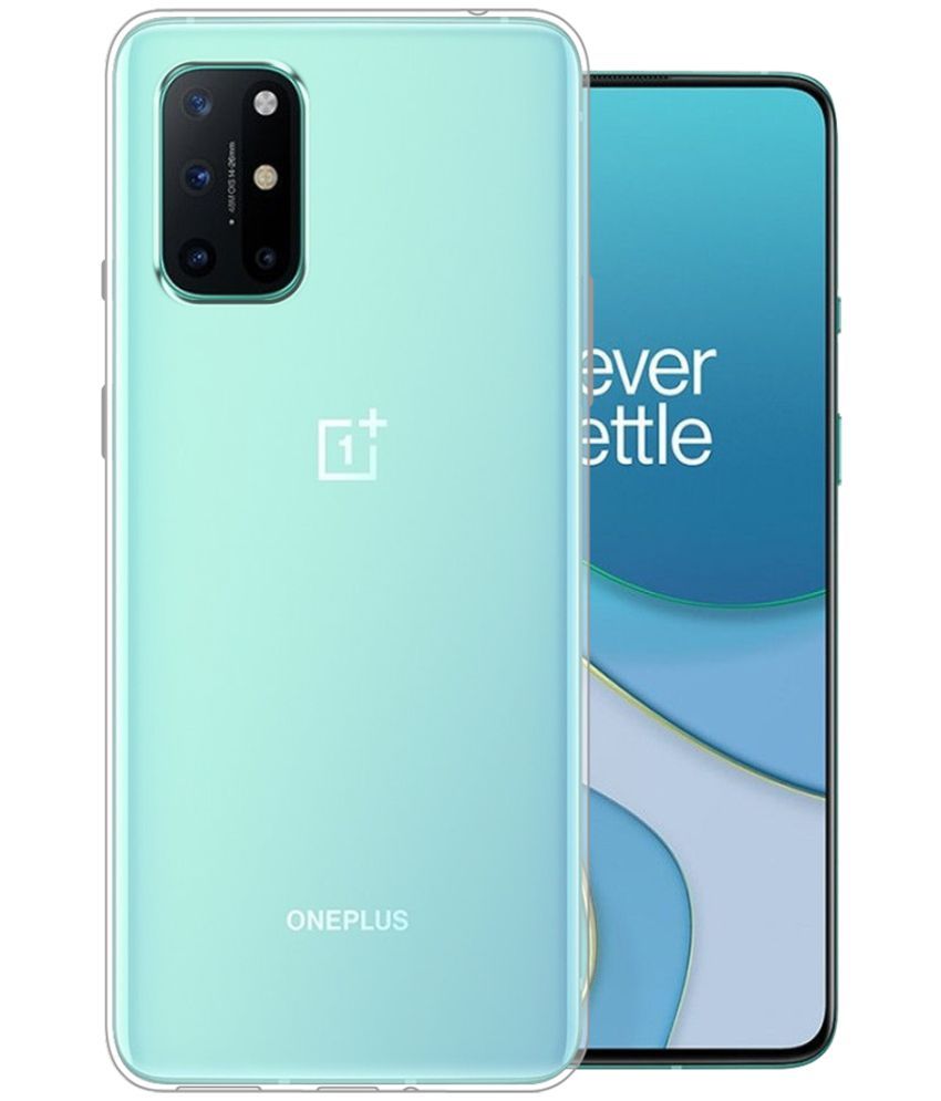     			NBOX - Transparent Silicon Plain Cases Compatible For OnePlus 8T ( Pack of 1 )