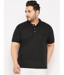 The Million Club - Black Cotton Blend Regular Fit Men's Polo T Shirt ( Pack of 1 )