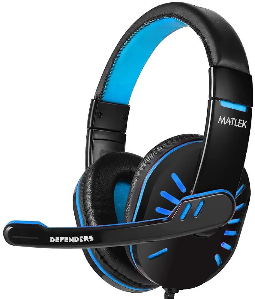 Matlek Gaming Headphones Wired 3D GAMING SOUND. RELIABLE AFTER SALE SUPPORT