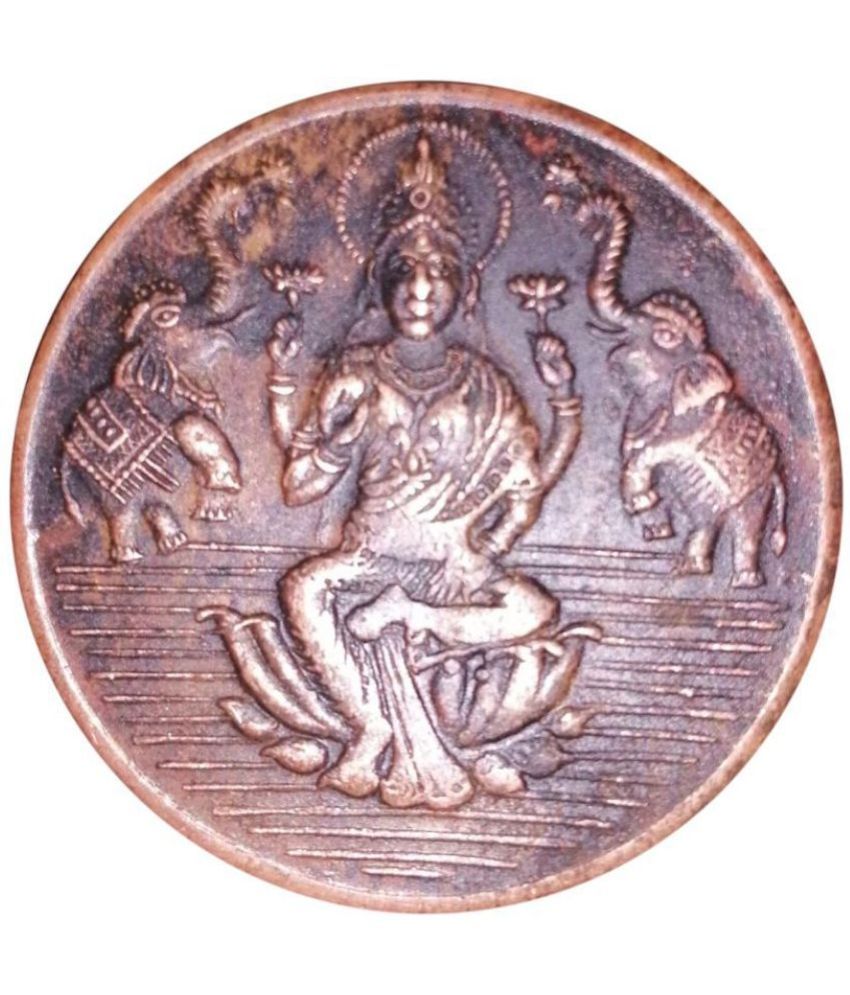     			East India Company - RARE MAA LAXMI WITH GANESH COIN 1818 1 Numismatic Coins