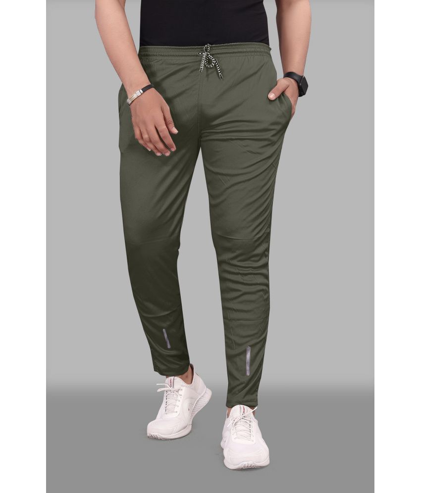Gazal Fashions - Dark Green Polyester Men's Trackpants ( Pack of 1 )