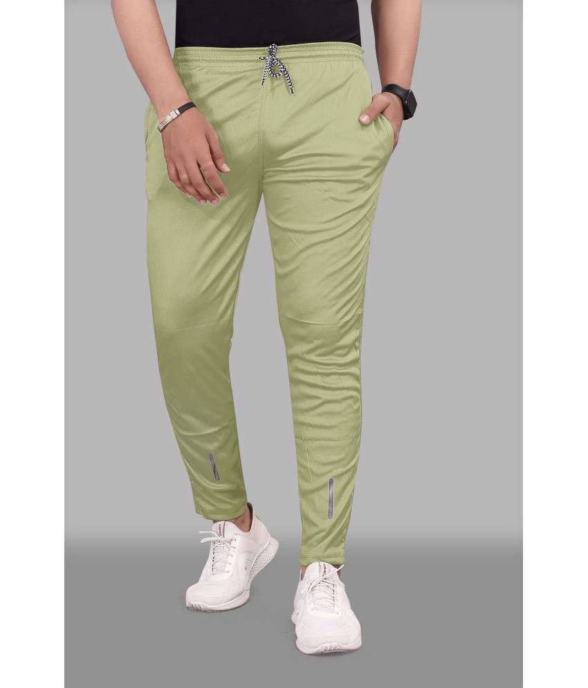 Gazal Fashions - Light Green Polyester Men's Trackpants ( Pack of 1 )