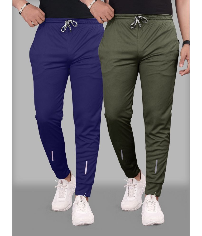     			Gazal Fashions - Multicolor Polyester Men's Trackpants ( Pack of 2 )